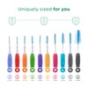 GUM TRAV-LER Interdental Brushes for Thorough Cleaning Between Teeth Flexible