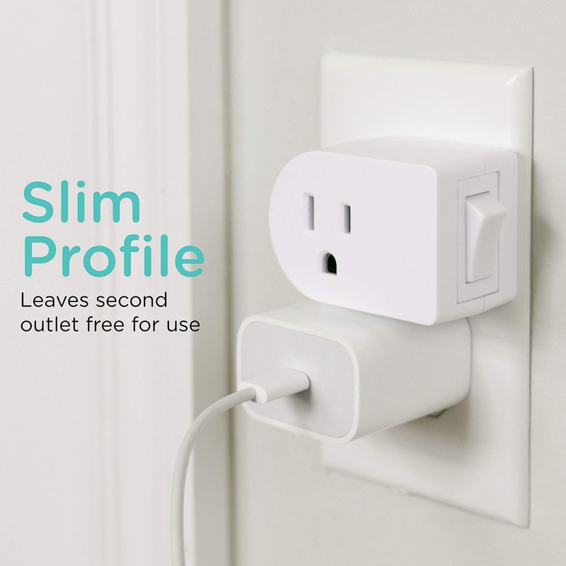 Cordinate Grounded Outlet On/Off Power Switch, 3 Prong, Plug in