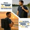 Xcase Kühltasche Rucksack: Kühlrucksack mit Schulterriemen und Vordertasche, mit Reißverschluss