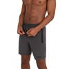 TCA Elite Tech Running Shorts Men's with Zip Pockets, grey,