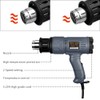 SEEKONE Industrial Heat Gun 1800W 122℉-1202℉(50℃-650℃) Variable Temperature Control with