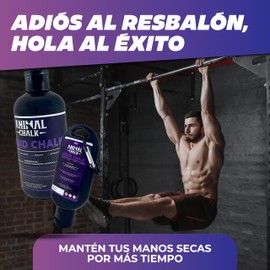 Liquid Magnesium Gym 250ml + 50ml Liquid Chalk for Climbing, Crossfit, Gym, Climbing, Magnesium Carbonate for Calisthenics, Weightlifting, Padel, Fitness, Pull Ups, Weightlifting