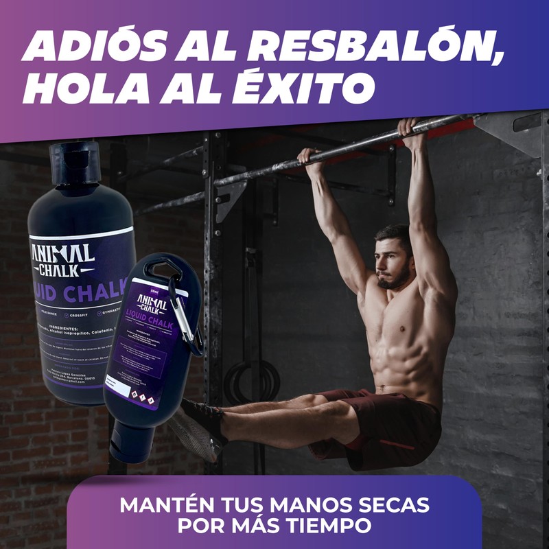 Liquid Magnesium Gym 250ml + 50ml Liquid Chalk for Climbing,