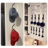 DaskFire Metal Towel Hooks 6 Packs, 3 Adhensive Coat Hangers