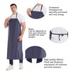 Nanxson Men's Waterproof Apron Industrial Work Apron Bib Apron PVC
