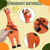 Suilung 8 Pcs Silly Rubber Chicken Screaming Chicken Dog Toy