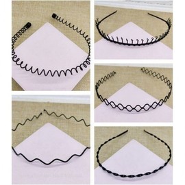 Wire Spring Hair Headband (Sold by the 1P Unit) / 철사 와이어 스프링 헤어 머리띠 밴드 (1P 단위 판매)