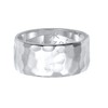Kuzzoi 0608440221 Men's Ring in Hammered Design Band Ring Solid