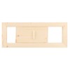 Easy Installation Air Vent Grille Impermeable Air Vent Wooden for