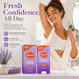 Whole Body Deodorant Stick for Daily Freshness – Compact Antiperspirant for Home, Gym and Travel
