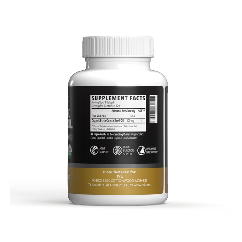 IVL Black Seed Oil Organic