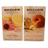 Bigelow Calm Stomach & Stay Well Herbal Tea Bundle -