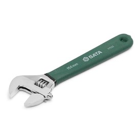 SATA ST47222SC Dipping Handle Adjustable Wrench 6" Wide Handle for Improved Comfort and Better Leverage