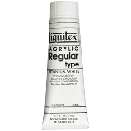 リキテックス(Liquitex) アクリル絵具 カラー レギュラータイプ チタニウムホワイト 65 120ml
