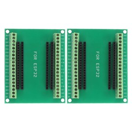 ESP32 Board 38 Pin Dual Core CPU Development Board for Smart Home Projects with Pin Header and Screw Terminal