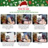 Hianjoo Christmas Stickers, Window Decorations, Double-Sided, Removable, Snowflake, Window Stickers,
