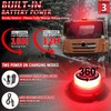 OPL5 Remote Control Red Beacon Light, Rechargeable Wireless Red Flashing
