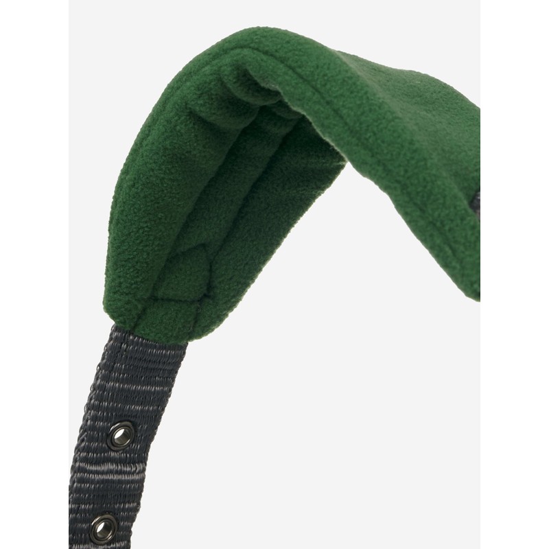 LeMieux Vogue Fleece Headcollar with Lead Rope in Hunter Green