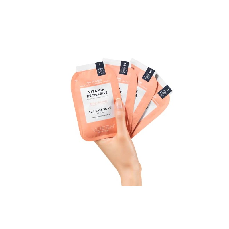 Voesh Pedi in a Box (4 Step) - Vitamin Recharge