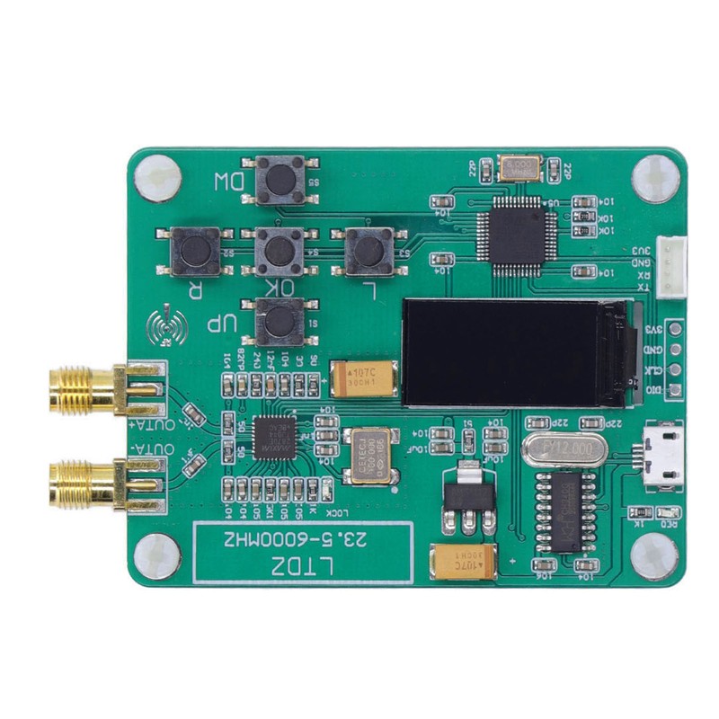 Signal Source Module Generator Board 23.5‑6000MHz Electronic Component USB 5V