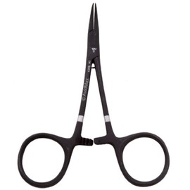 Dr. Slick Spring Creek Clamp, 5", Black, Curved