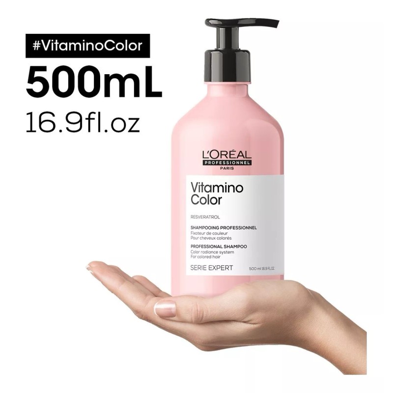 L'Oréal Professionnel Shampoo Cabello Teñido Vitamino Color Profesional Loreal 500