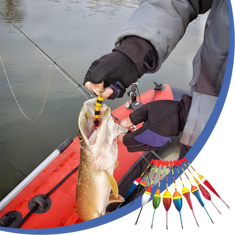 RAMGLYO 10 Pieces Fishing Float Trout Float Fishing Float Fishing