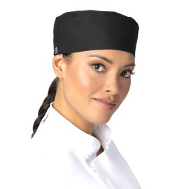Chef Works Unisex Sustainable Cool Vent Chef Beanie , Black, One Size