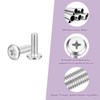 uxcell M5x16mm Flat Round Head Phillips Head Screws, 20Pcs 304