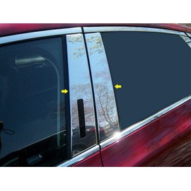 QAA is Compatible with 2013-2020 Lincoln MKZ 4 Piece Stainless Pillar Post Trim, Includes keyless Entry Touch pad PP53630