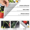 Strawberry Dish Drying Mat for Kitchen Counter White Flower Absorbent