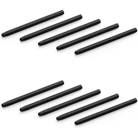 XENCELABS 10pcs POM Refills for Nib Stylus Replacement Pen Tip for Digital LCD Pen Tablet Black
