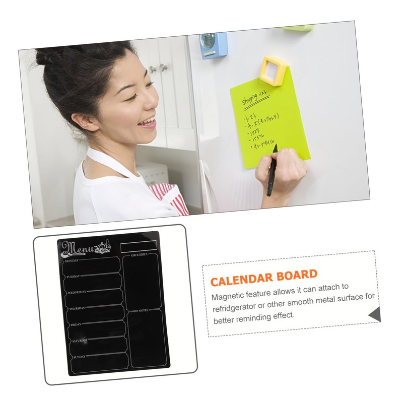 Operitacx Magnetic Menu Board Reminder Book Magnetic Notepads Food Planner