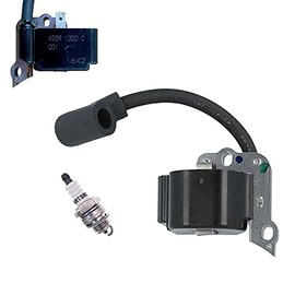 PARTSRUN BG55 Ignition Coil （Original Version）For BG55 BG85 BG45 BG46 BR45 SH85 Handheld Leaf Blower Replace 4229 400 1300 with Spark Plug,ZF-IG-A00173-XHHS