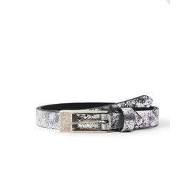 MGM Women's Soft Glam "Small" Belt, Silver (Titan 1), 105 cm (Manufacturer size: 105)