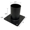 Heavy Duty 3-inch pier Base Mount Adapter, Suitable for Metal