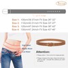 JASGOOD Women's PU Leather Belts for Jeans Pants Fashion Ladies