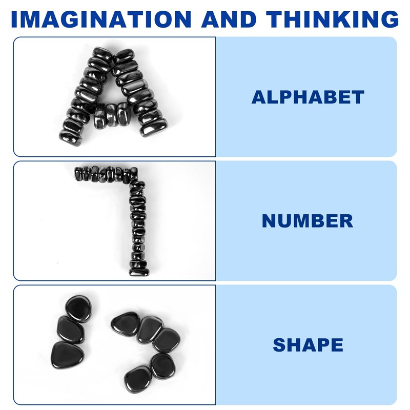 Large Magnets, Magnets 18 Pieces, Neat Polished Magnets for Home