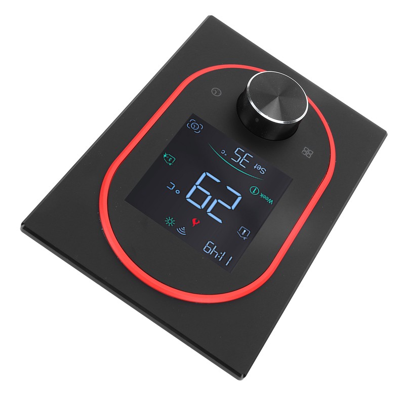 Smart Color Thermostat LCD Programmable Knob Control Touchscreen Water Heating