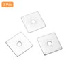 uxcell 3pcs M8x40x3mm Square Plate Bearing Washers 304 Stainless Steel