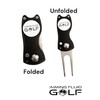 Herramienta plegable de metal con marcador de pelota de golf