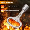 KPALAG 3/8inch Square Hydrant Key, Steel Sillcock Water Key, Shut