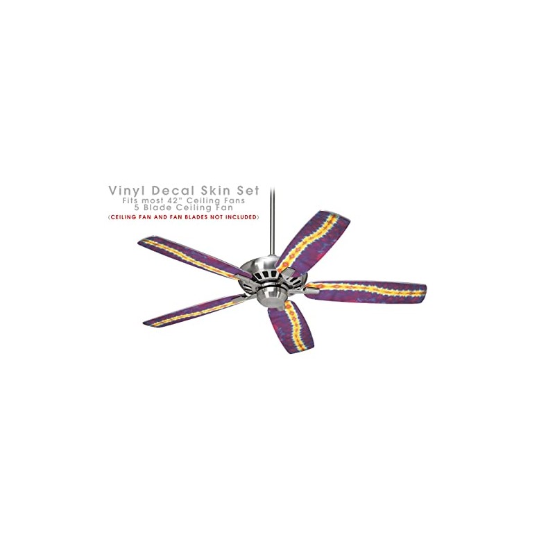 Tie Dye Spine 105 - Ceiling Fan Skin Kit fits