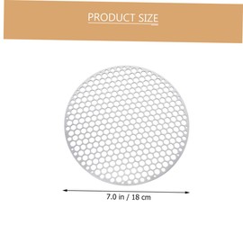 LIFKOME Round Grill Mesh BBQ Mat Barbecue Accessory for Gas Charcoal Electric Grills for Cooking Burgers Fish Vegetables and More for Outdoor Grilling