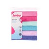 Sorbo Pack of 6 Extra Large Microfibre Cleaning Cloths, Multipurpose