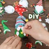 BOOMTOP Christmas Crafts Kits, 15 Pack Christmas Gnome Foam Stickers