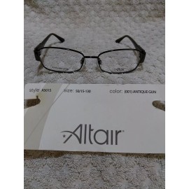 Altair *New* Altair A5015 Eyeglass Frames Antique Gun 52/15-135  *Free Shipping*