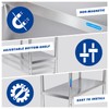 KUARBARR Stainless Steel Table for Prep & Work with Undershelf