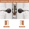 Probrico 2 Pack Keyed Alike Entry Door Lever [Lock with