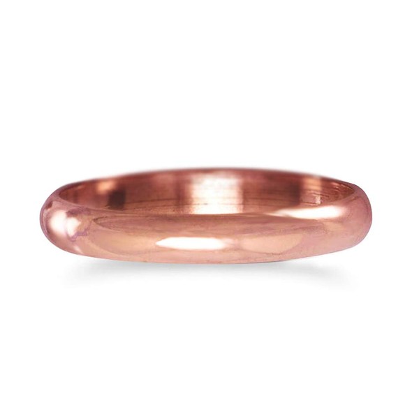 IVY & BAUBLE 100% Uncoated Solid Copper Ring Therapy Healing